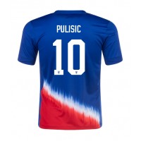 Maglie da calcio Stati Uniti Christian Pulisic #10 Seconda Maglia Copa America 2024 Manica Corta